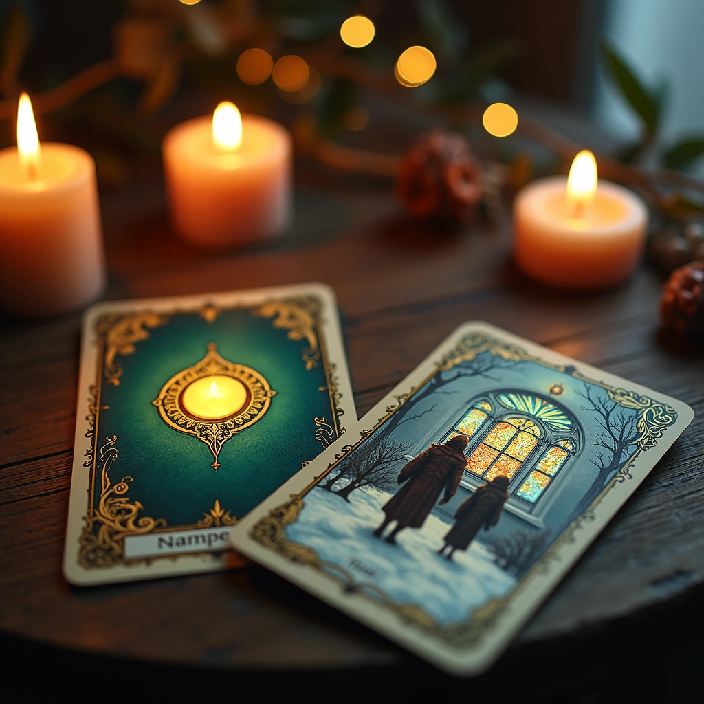 As der Pentacles und Fünf der Pentacles