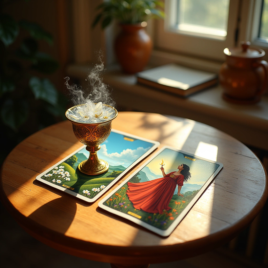 As der Kelche und Page der Stäbe