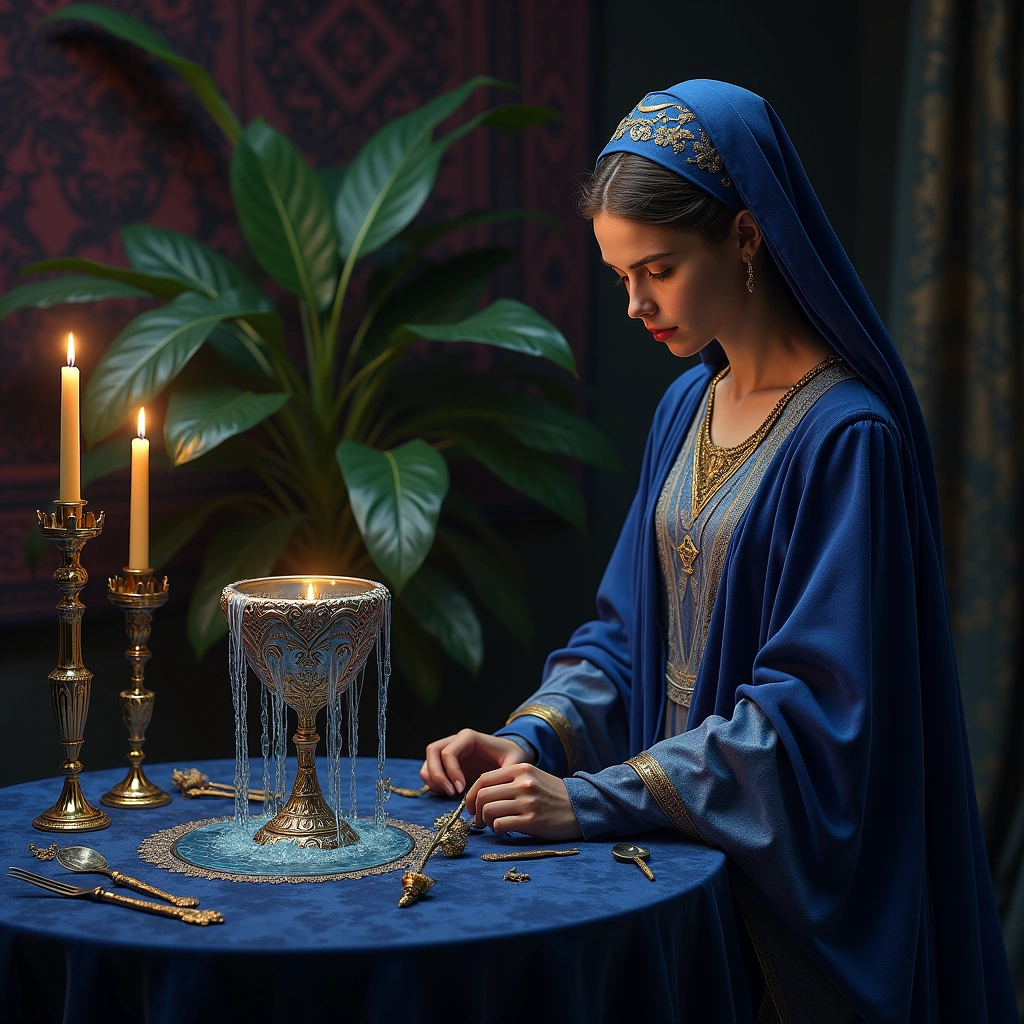 As der Kelche und die Hohepriesterin