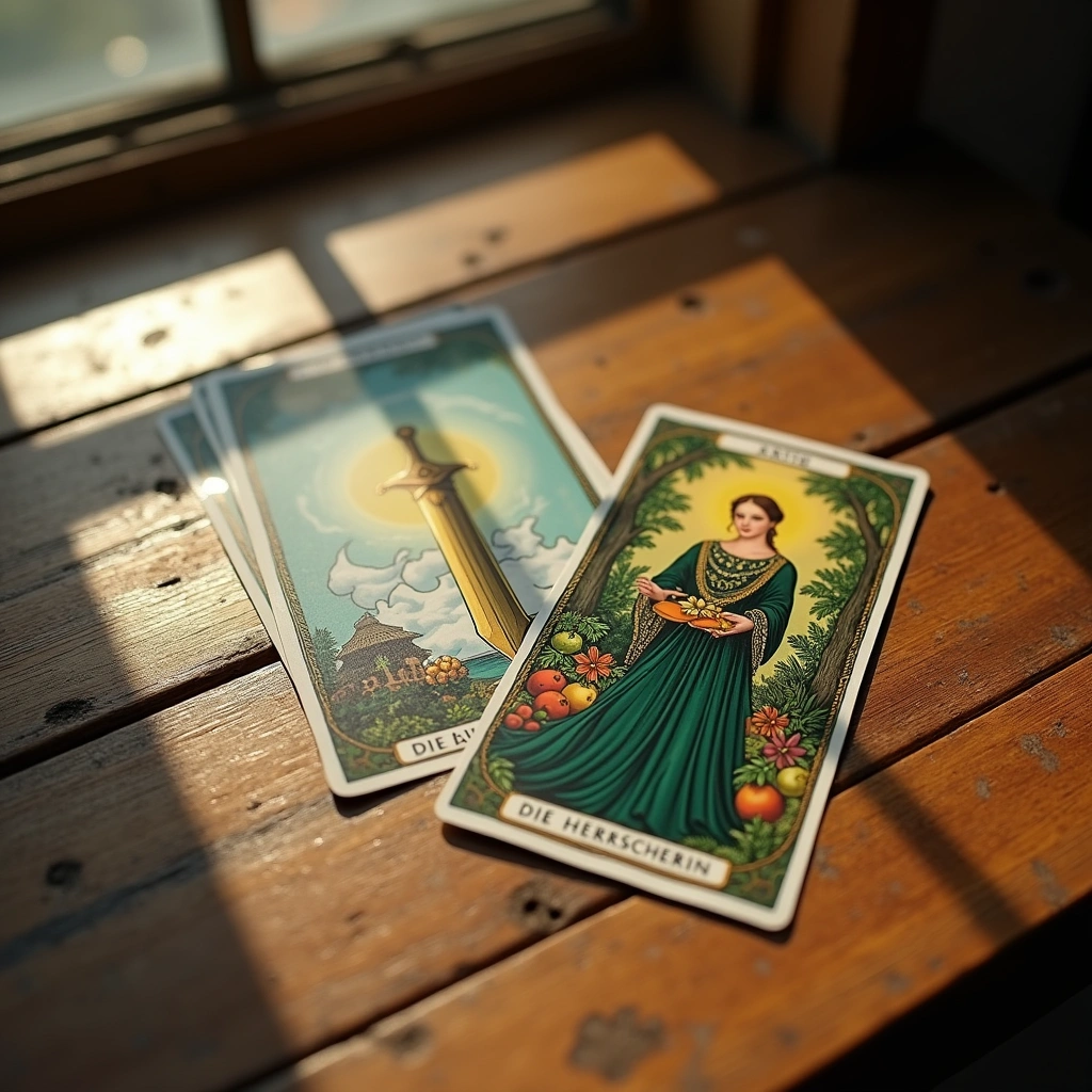 Ass der Schwerter und die Herrscherin