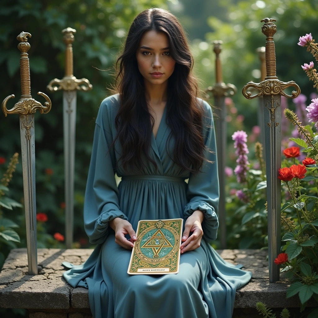 Acht der Schwerter und Zwei der Pentagramme