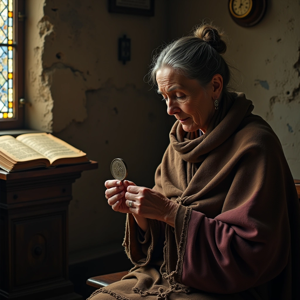 Fünf der Münzen und der Hierophant