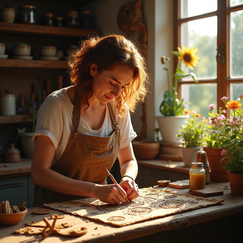 Acht der Pentacles und Neun der Pentacles