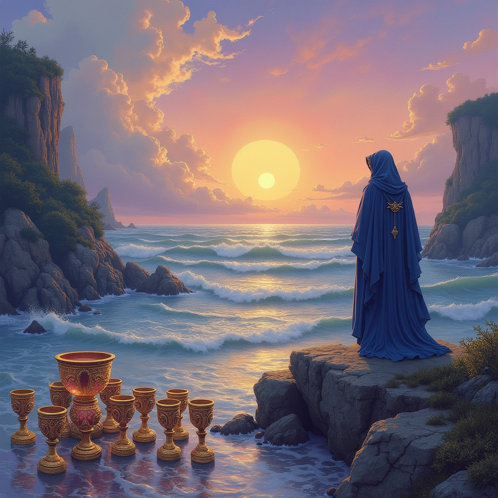 Acht Kelche und Sechs Pentagramme