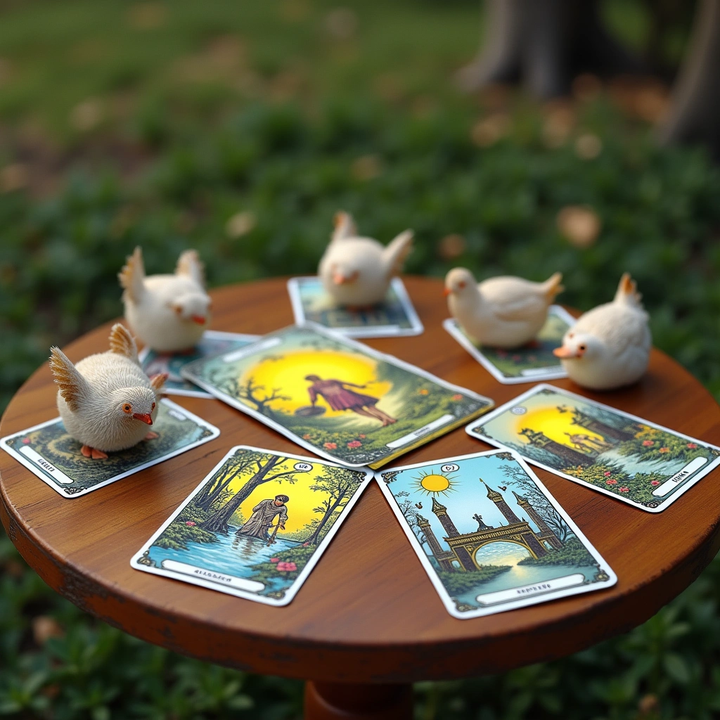 Fünf Kelche und Vier Stäbe