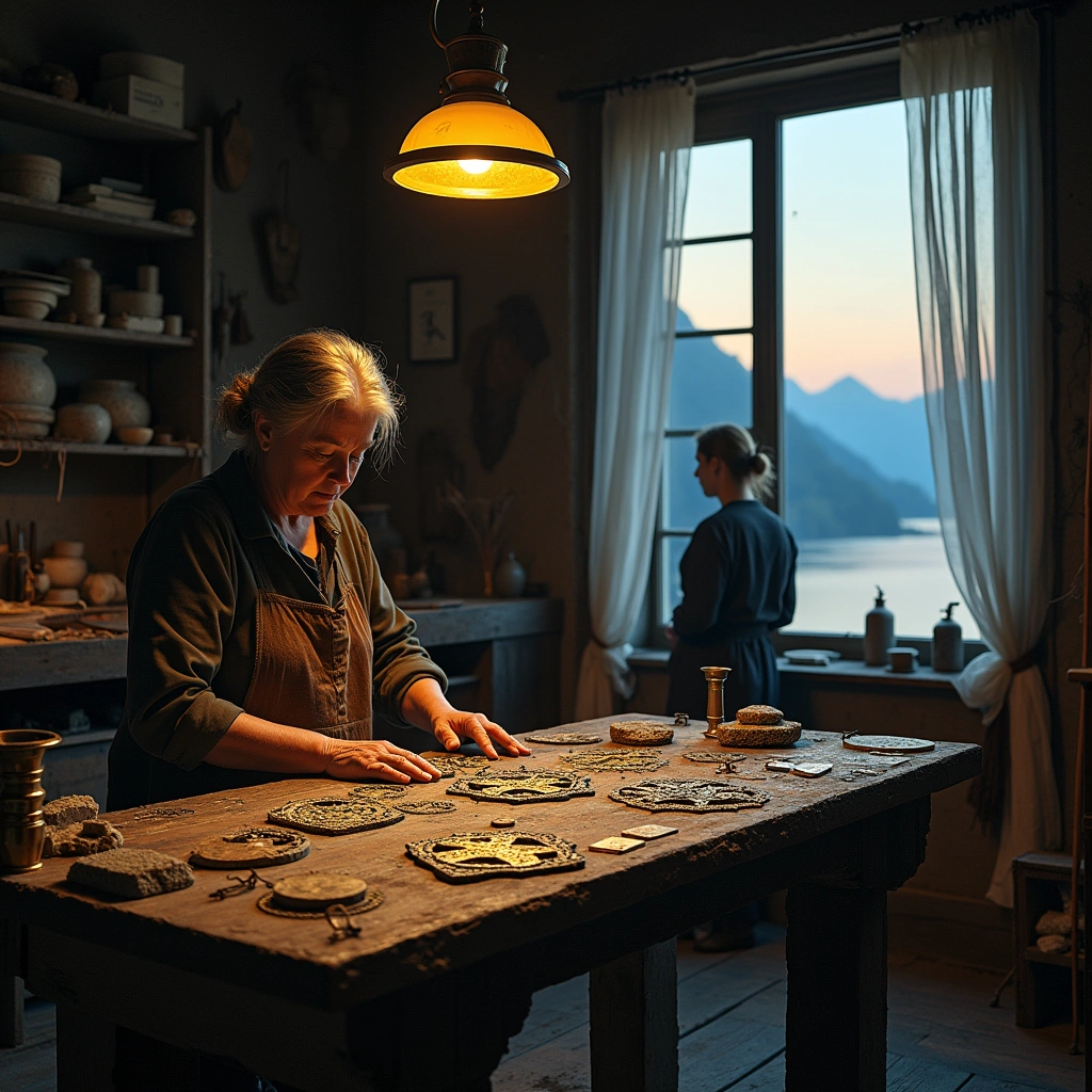 Acht der Pentacles und Acht der Kelche