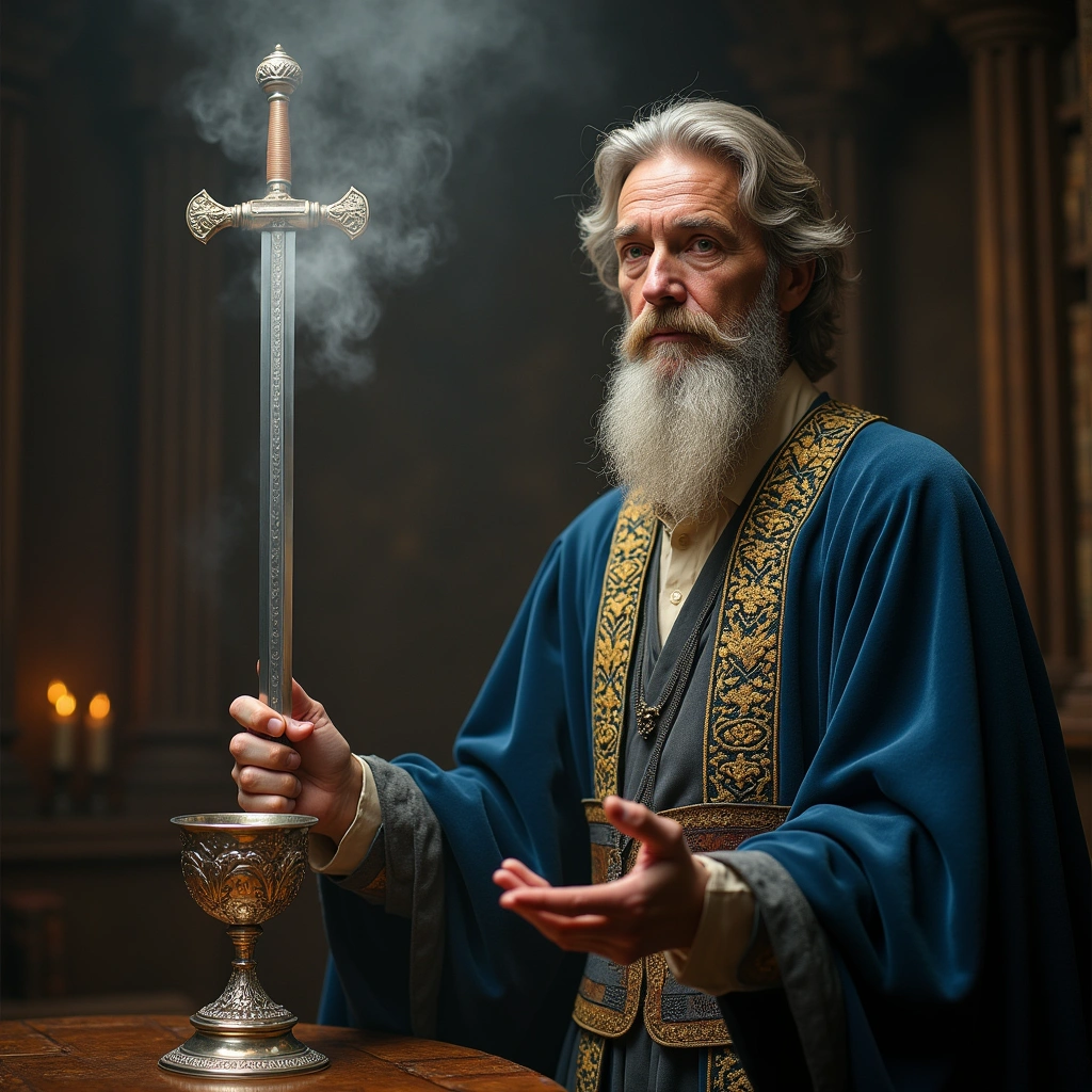 König der Kelche und As der Schwerter