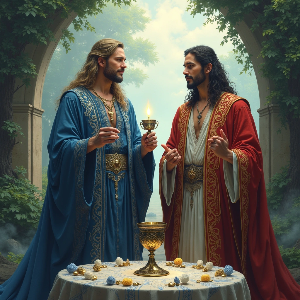 König der Kelche und der Magier